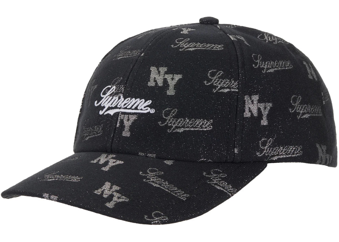 Supreme Monogram 6-Panel Black - Clothing Accessory - Jawns on Fire Sneakers & Shoes