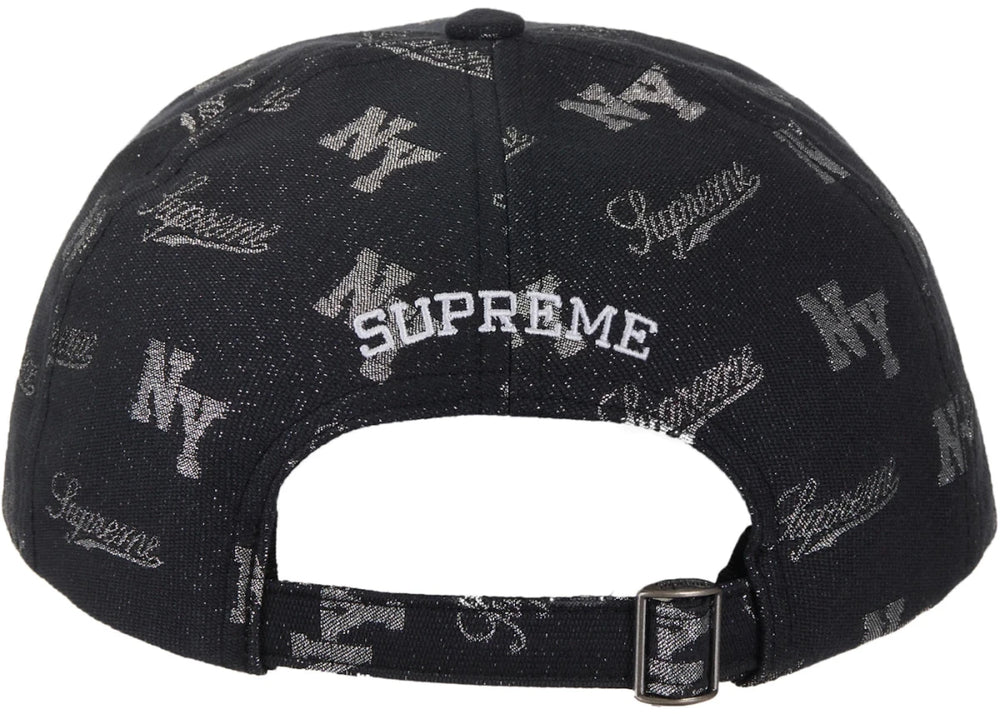 Supreme Monogram 6-Panel Black - Clothing Accessory - Jawns on Fire Sneakers & Shoes