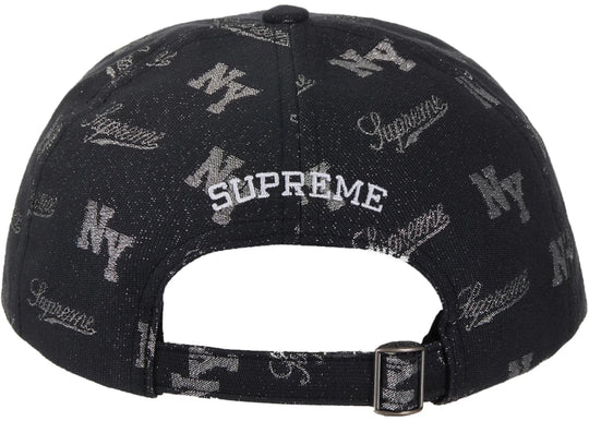 Supreme Monogram 6-Panel Black - Clothing Accessory - Jawns on Fire Sneakers & Shoes