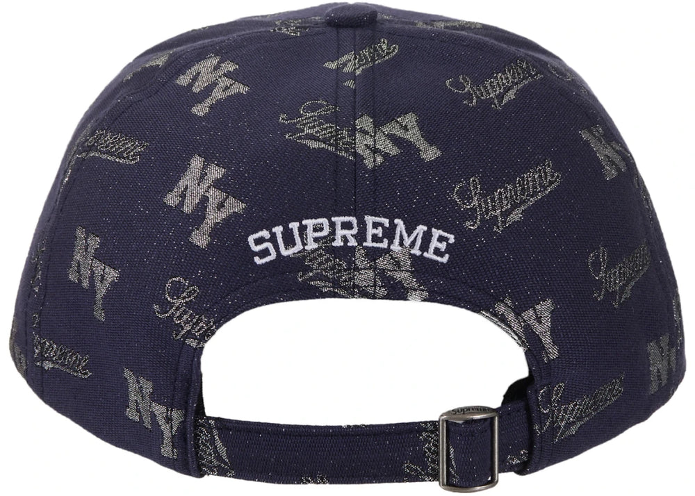 Supreme Monogram 6-Panel Navy - Clothing Accessory - Jawns on Fire Sneakers & Shoes