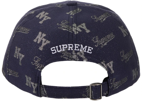 Supreme Monogram 6-Panel Navy - Clothing Accessory - Jawns on Fire Sneakers & Shoes