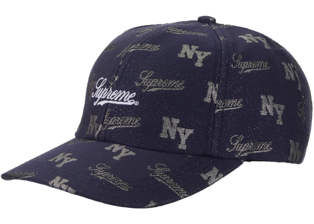 Supreme Monogram 6-Panel Navy - Clothing Accessory - Jawns on Fire Sneakers & Shoes