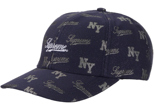 Supreme Monogram 6-Panel Navy - Clothing Accessory - Jawns on Fire Sneakers & Shoes