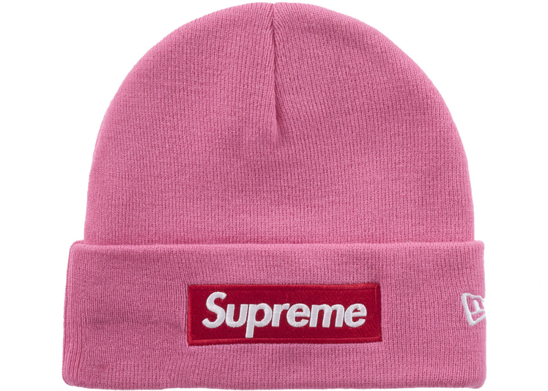 Supreme New Era Box Logo Beanie (FW25) Magenta - Clothing Accessory - Jawns on Fire Sneakers & Shoes