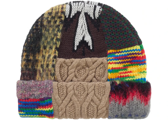 Supreme Patchwork Beanie Brown Multi Color - Accessory - Jawns on Fire Sneakers &amp; Shoes