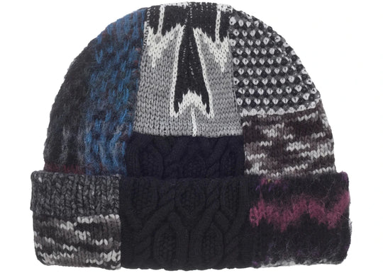 Supreme Patchwork Beanie Grey Multi Color - Accessory - Jawns on Fire Sneakers &amp; Shoes
