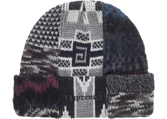 Supreme Patchwork Beanie Grey Multi Color - Accessory - Jawns on Fire Sneakers &amp; Shoes