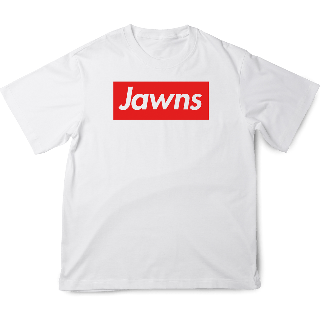 Supreme Red Jawns - Original Jawns - White T-Shirt - T-Shirt - Jawns on Fire Sneakers & Shoes