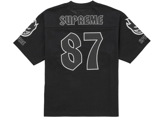 Supreme Spitfire Football Jersey Black - Clothing - Mens - Jawns on Fire Sneakers &amp; Shoes