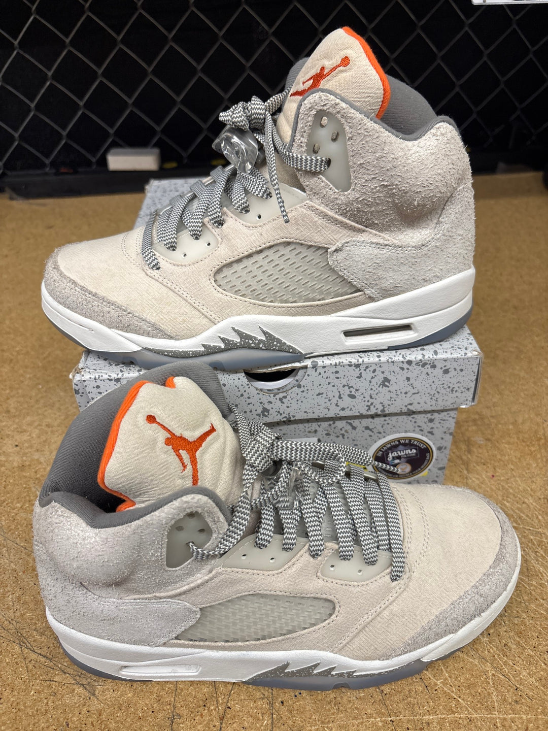 Jordan 5 Craft Light Orewood Mens 9 Used
