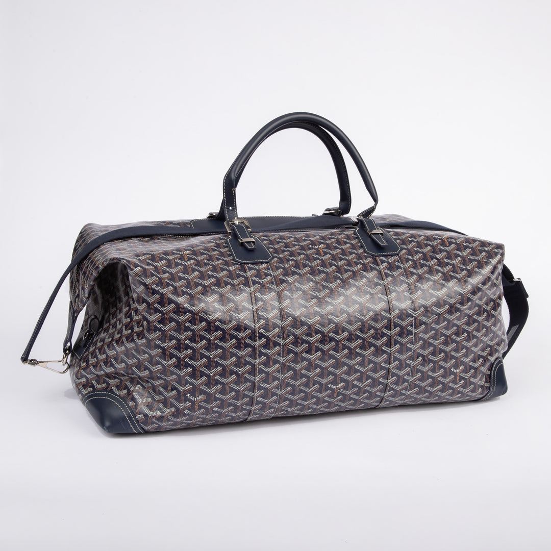 Goyard Boeing 55 Duffle Bag Navy Blue