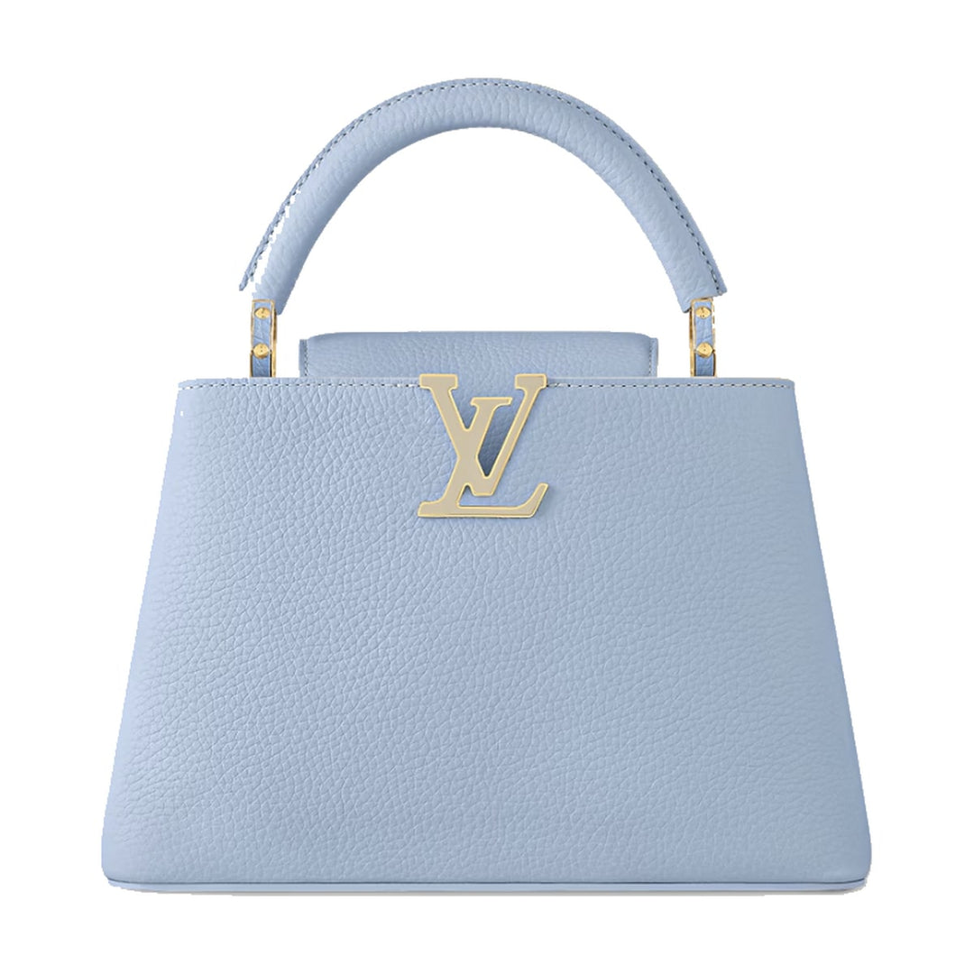 Louis Vuitton Capucine BB with MiniMe Orgasmic Blue Bag