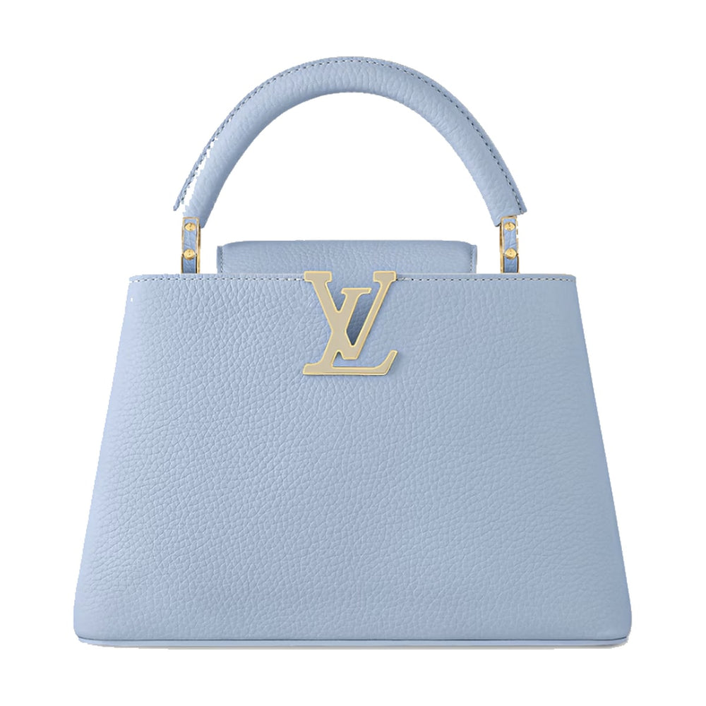 Louis Vuitton MiniMe Capucine BB Taurillon Leather Candy Blue Bag  M24575
