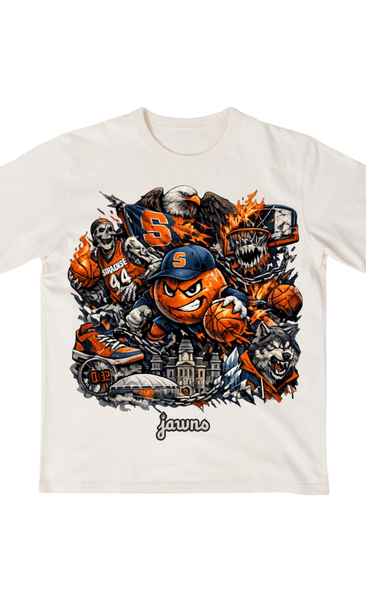 Syracuse Orangemen Godspeed Streetwear Basketball Shirt - T-Shirt - Jawns on Fire Sneakers & Shoes