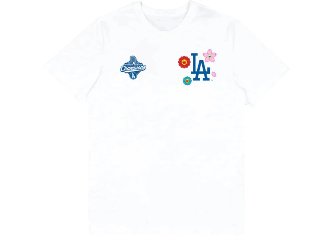 Takashi Murakami Fanatics x Los Angeles Dodgers World Series 2025 Champs T-Shirt White - Clothing - Mens - Jawns on Fire Sneakers &amp; Shoes