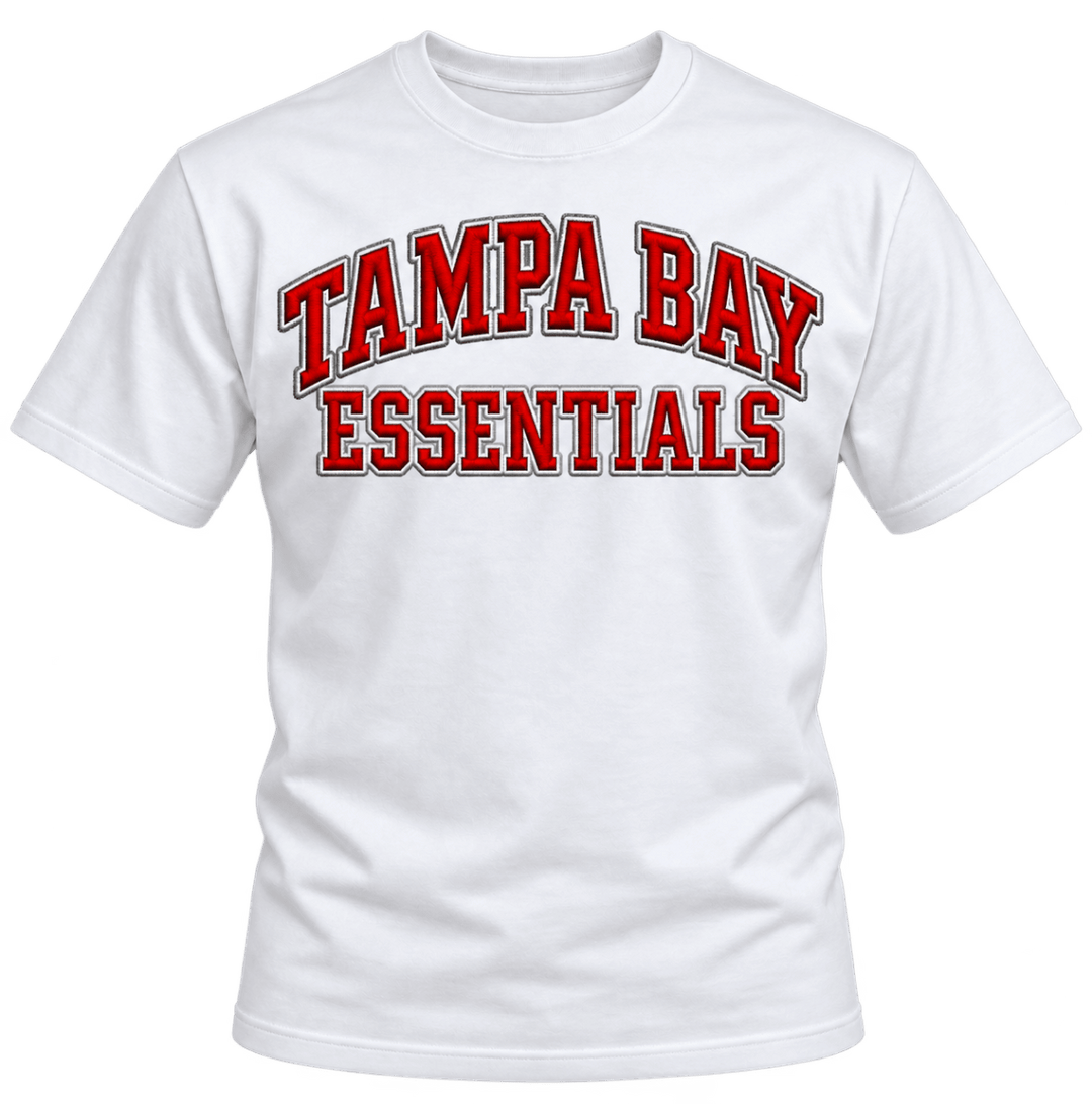 Tampa Bay Essentials T-Shirt – White – Buccaneers | Jawns on Fire - T-Shirt - Jawns on Fire Sneakers &amp; Shoes