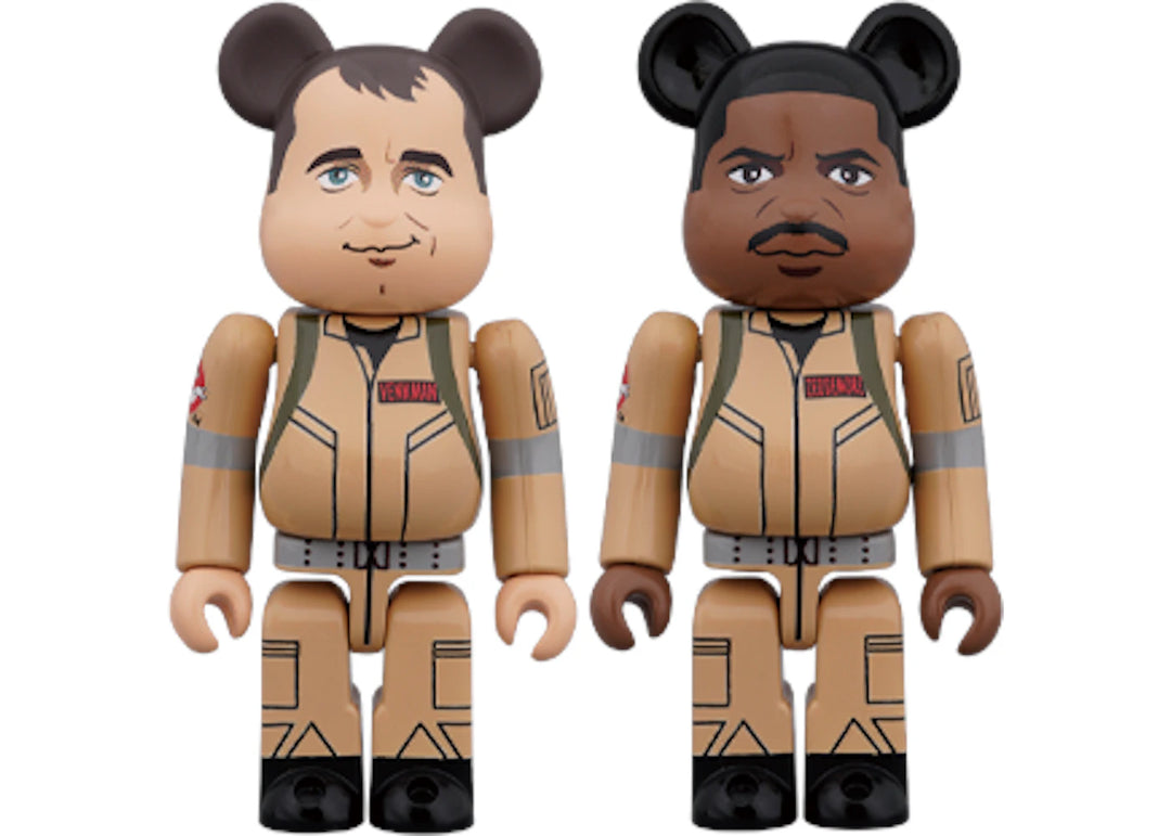 Bearbrick Ghostbusters Peter Venkman/Winston Zeddemore 100% Set