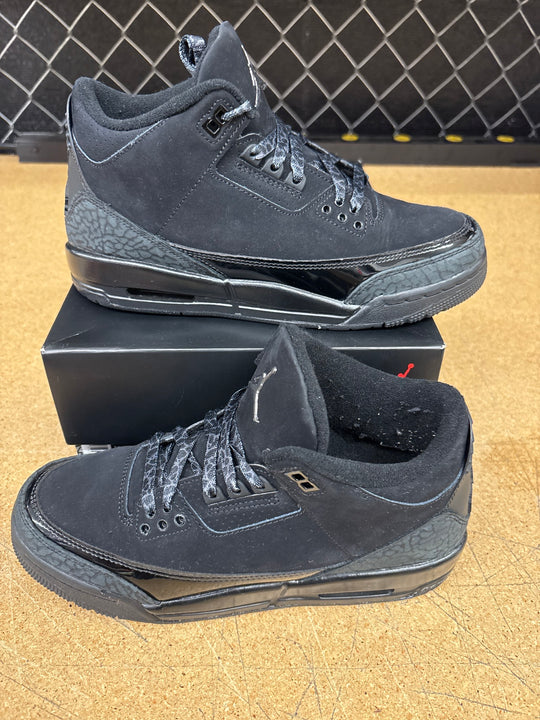 Jordan 3 Black Cat -Gradeschool 7- Used