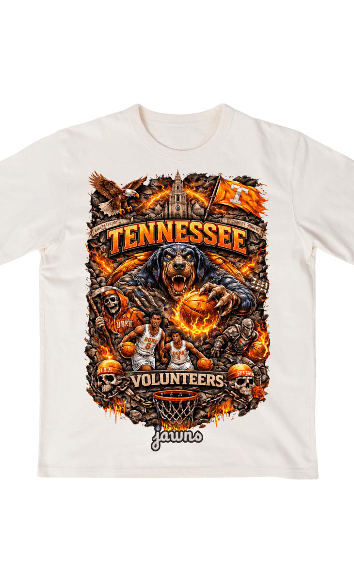 Tennessee Volunteers Godspeed Streetwear Basketball Shirt - T-Shirt - Jawns on Fire Sneakers & Shoes