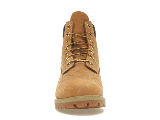 Timberland 6" Premium Waterproof Boot Supreme Diamond Plate Wheat - Sneakers - Jawns on Fire Sneakers & Shoes