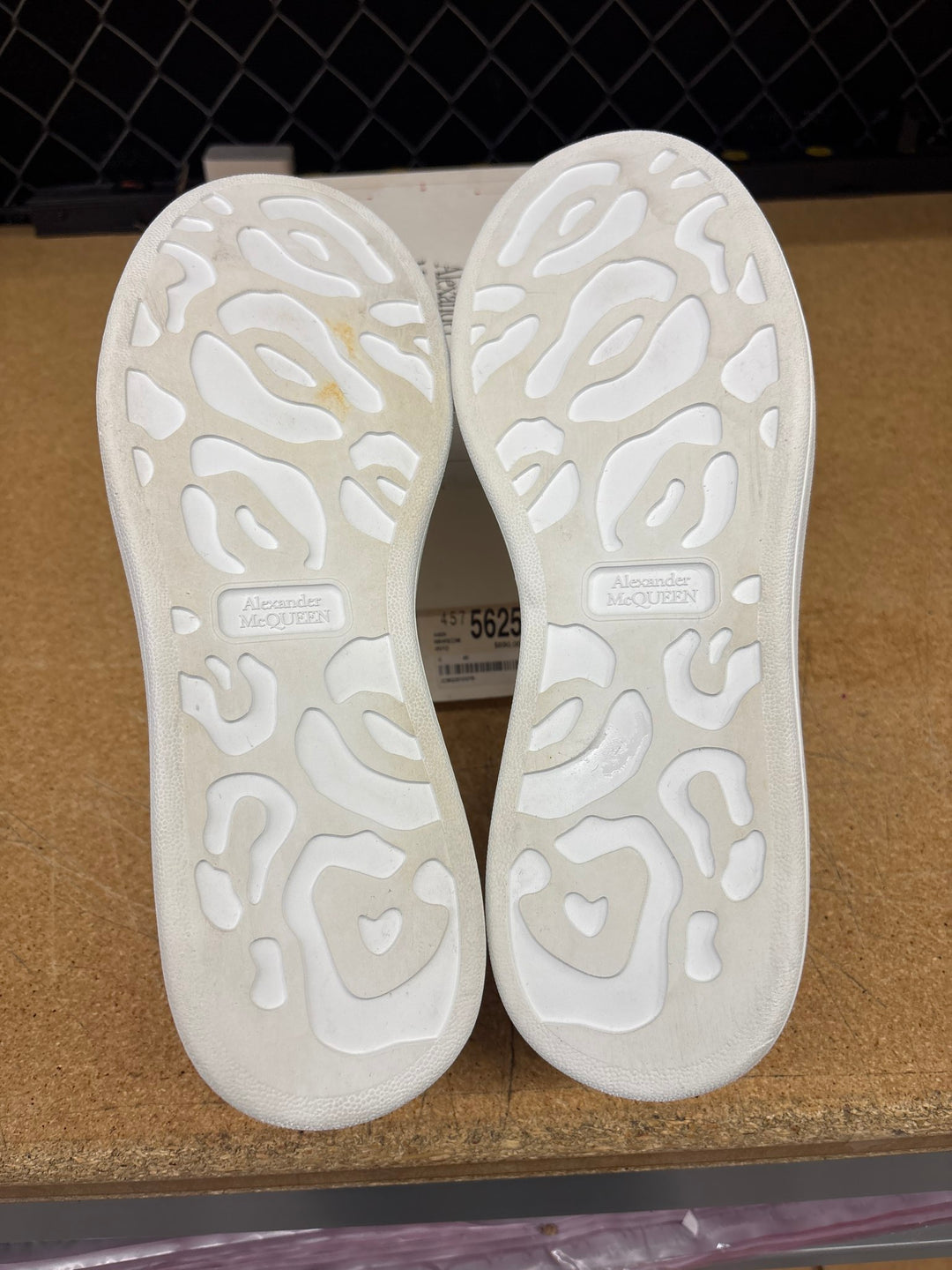Alexander McQueen White/Red Mens 12 Used