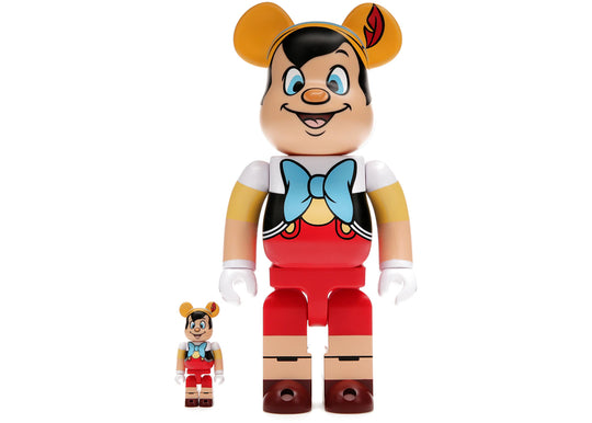 Bearbrick x Disney Pinocchio 100% &amp; 400% Set