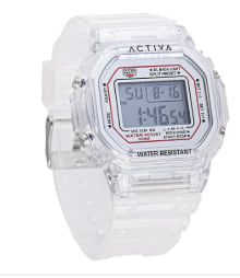 Activa Retro X Invicta Men's Digital Watch - 44.5mm. Transparent