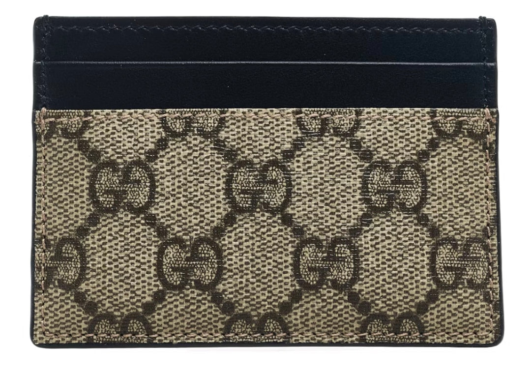 Gucci GG Supreme Card Case Black