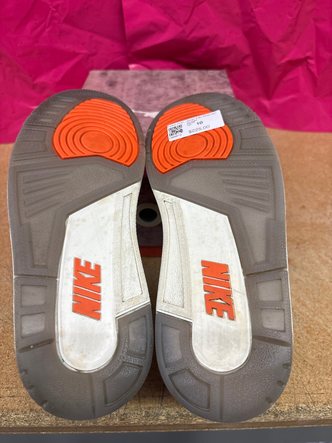 Jordan 3 Bio Beige Men 10 Used