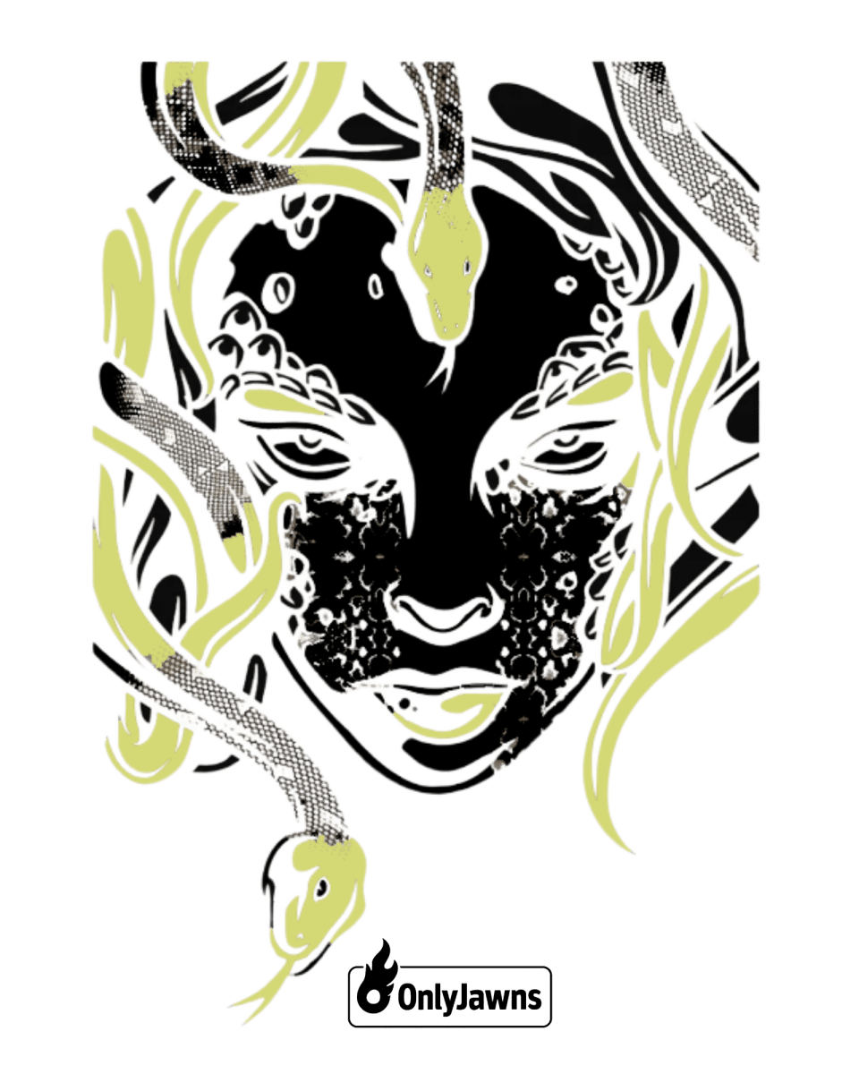 Travis Cactus Jack Bright Cactus - Medusa - Original Jawns - Cream T-Shirt - T-Shirt - Jawns on Fire Sneakers & Shoes