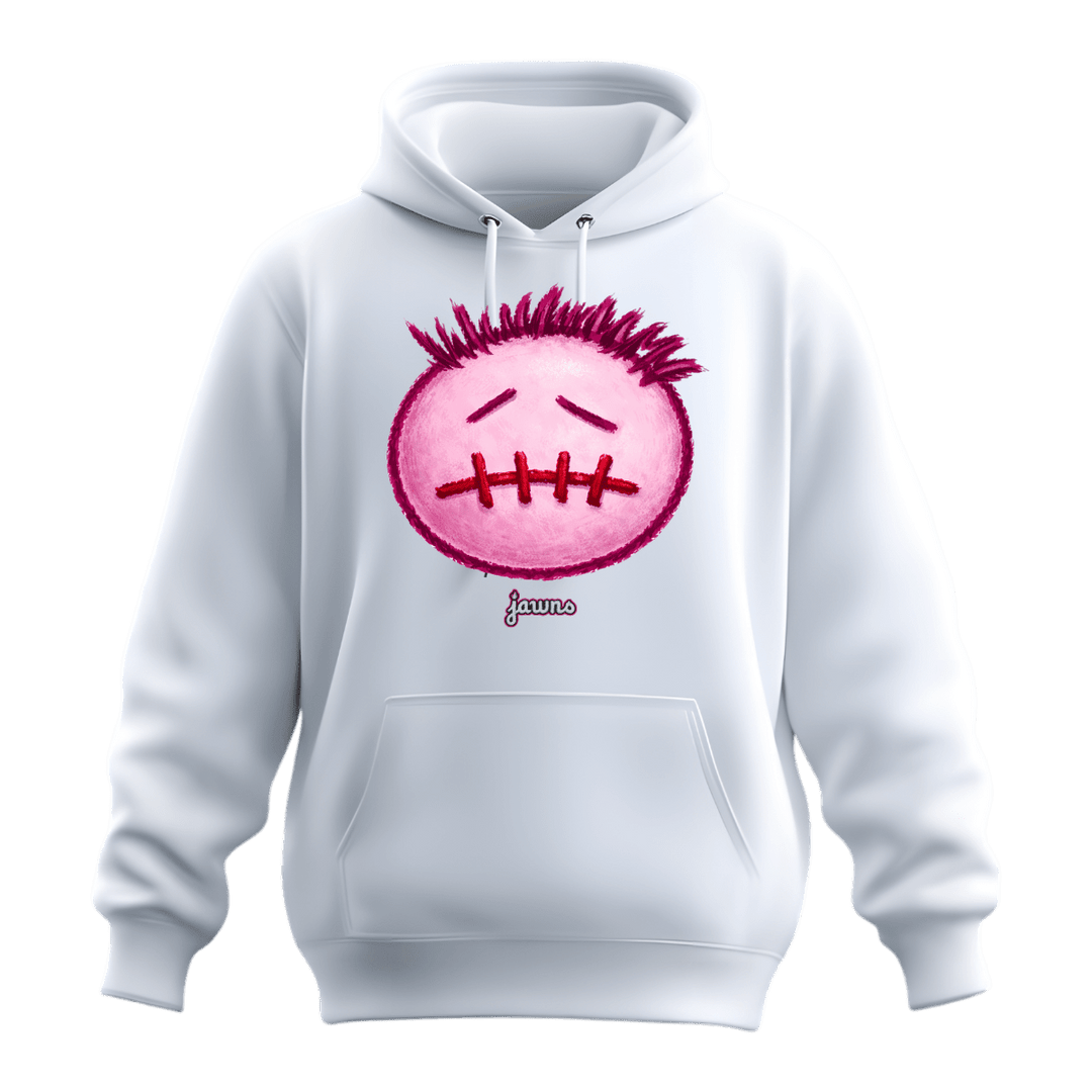 Travis Pink - White Hoodie - Only Jawns - T-Shirt - Jawns on Fire Sneakers & Shoes