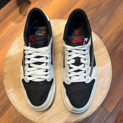 Travis Scott x Air Jordan 1 Low OG 'Olive' - Gently Enjoyed (Used) Men 7.5 - Low Sneaker - Jawns on Fire Sneakers & Streetwear