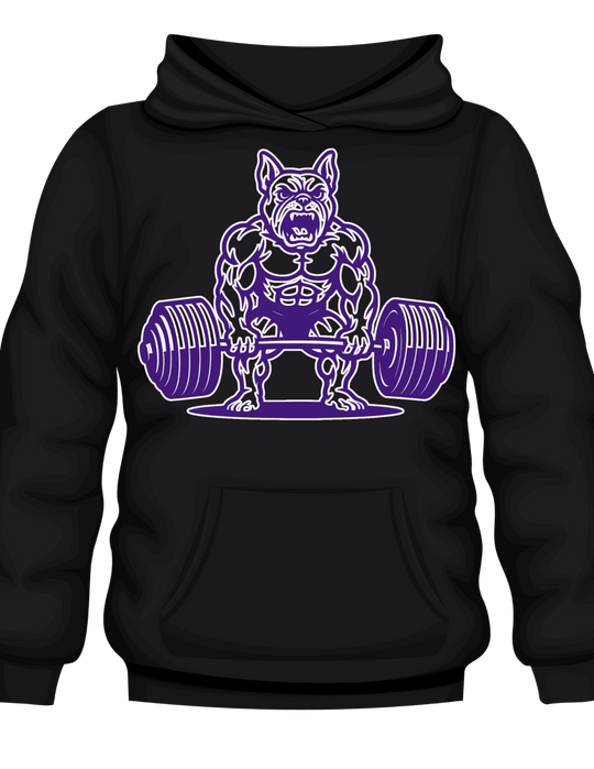 Triple P Fitness Gear - Purple Dog - T-Shirt - Jawns on Fire Sneakers & Shoes