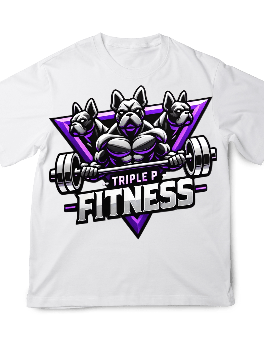 Triple P Fitness Gear - Purple Dog - T-Shirt - Jawns on Fire Sneakers & Shoes