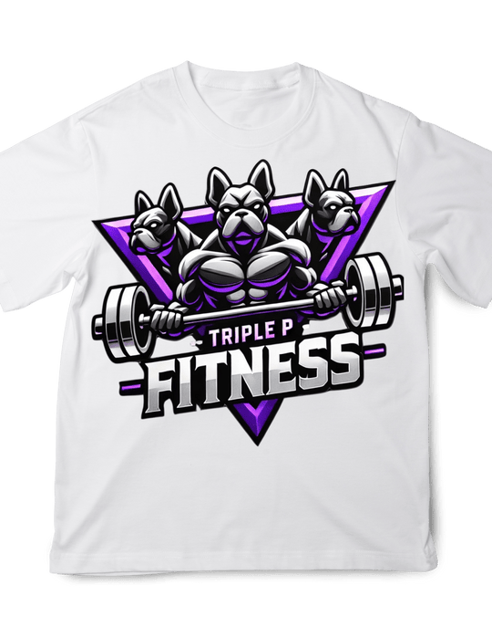 Triple P Fitness Gear - Purple Dog - T-Shirt - Jawns on Fire Sneakers & Shoes