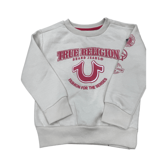 True Religion 2 Piece Set Cream Crewneck - Clothing - Kids - Jawns on Fire Sneakers & Shoes