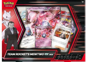 2025 Pokémon Scarlet & Violet Destined Rivals Team Rocket's Mewtwo EX Box