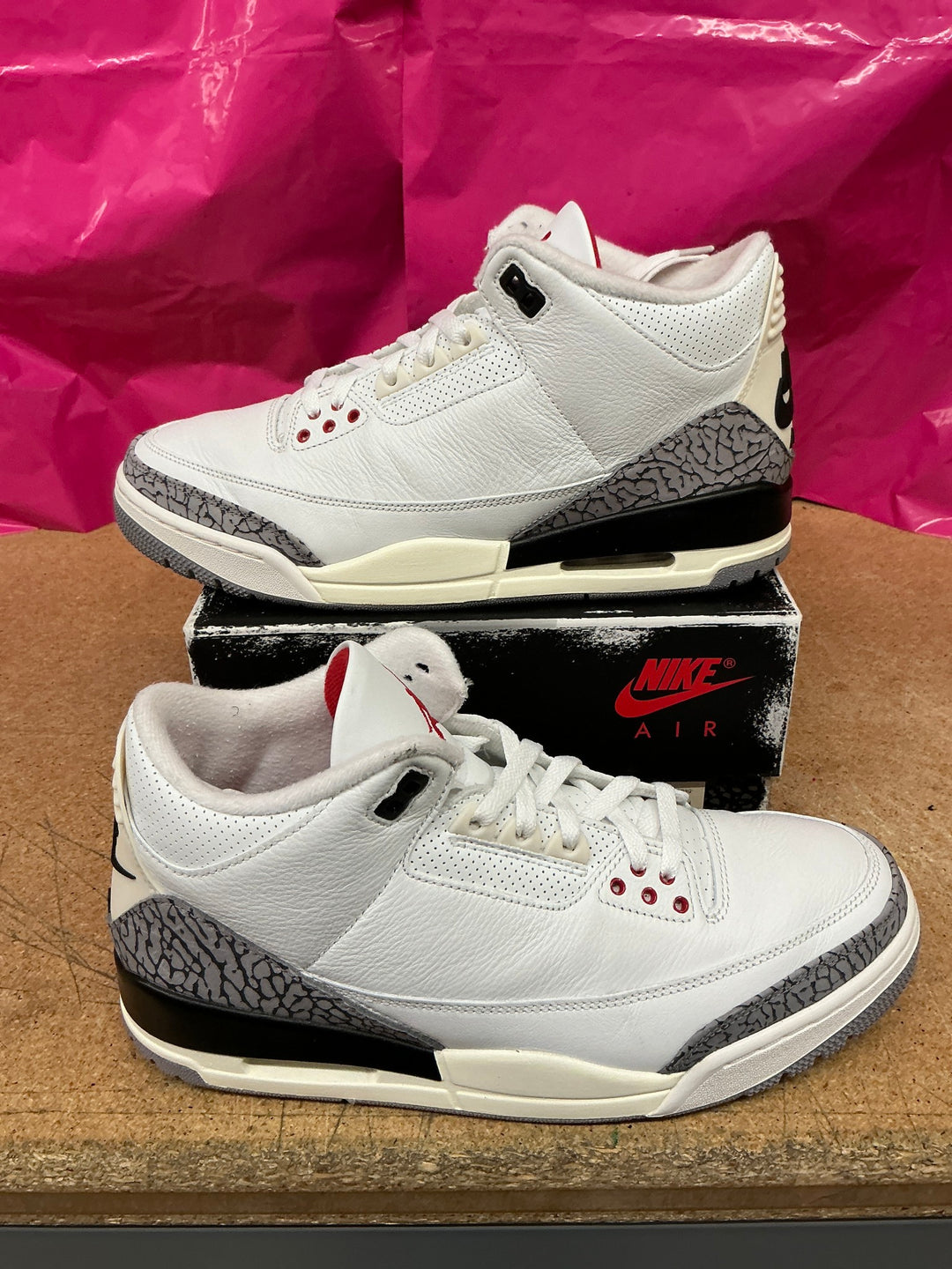Jordan 3 White Cement Men 10 Used