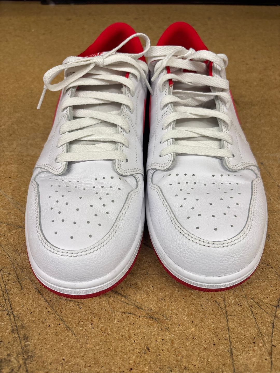 Jordan 1 Low Red/White Men 13 Used