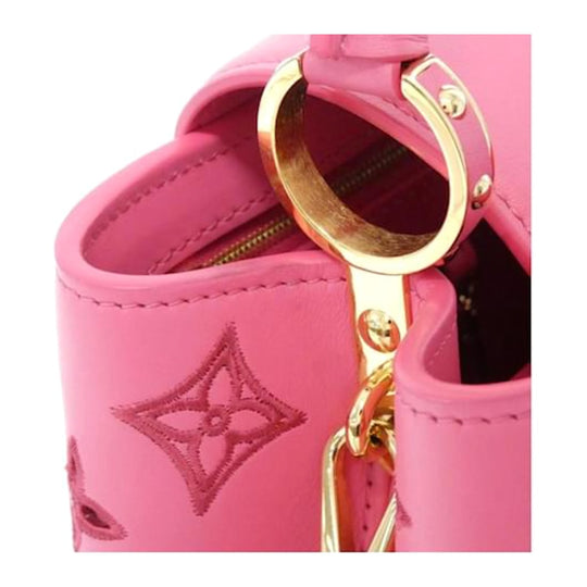 Louis Vuitton Capucines BB Pink Broderie Leather Monogram - Limited Edition