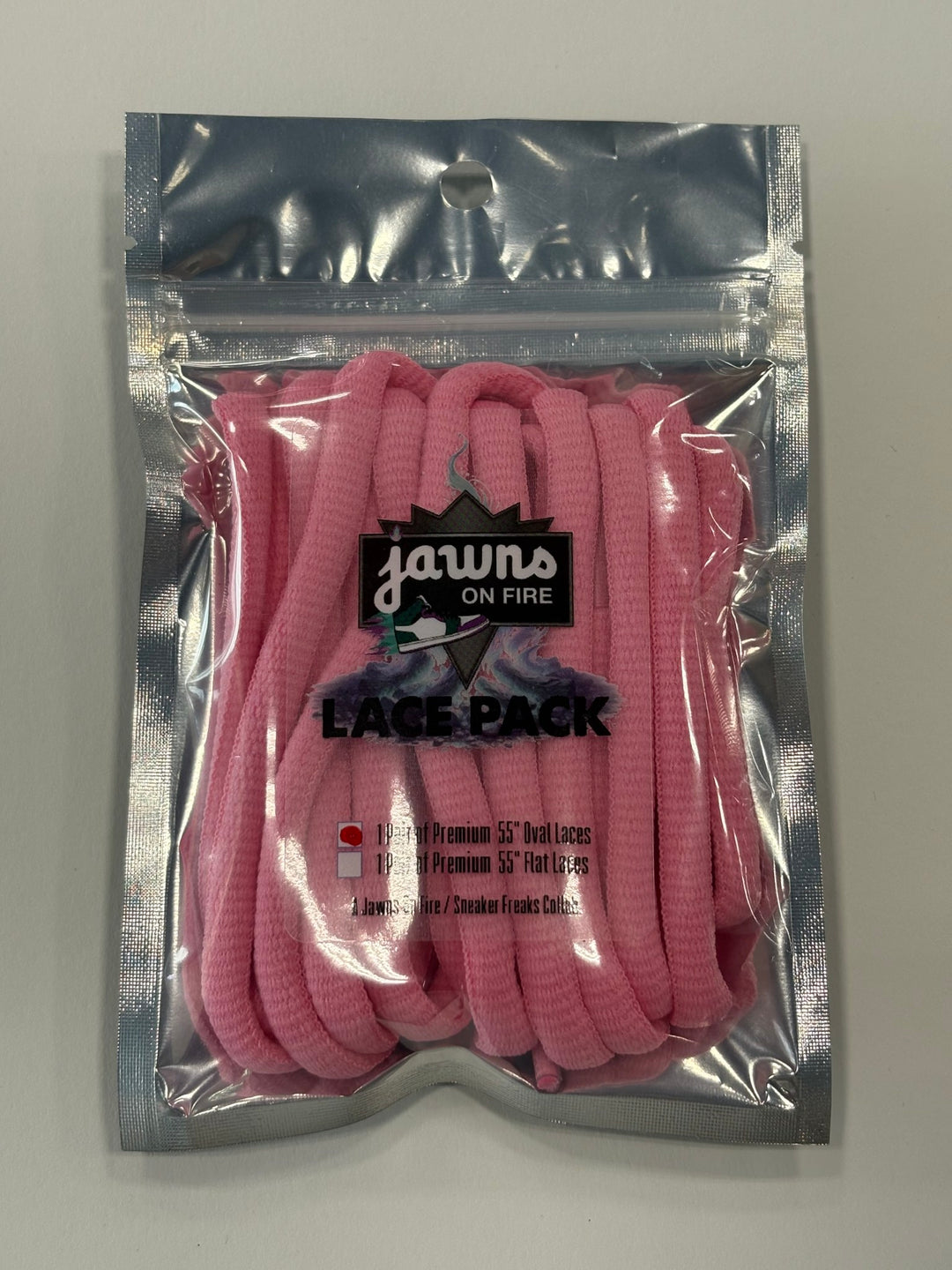 Sneaker Freak Round Laces - Pinky
