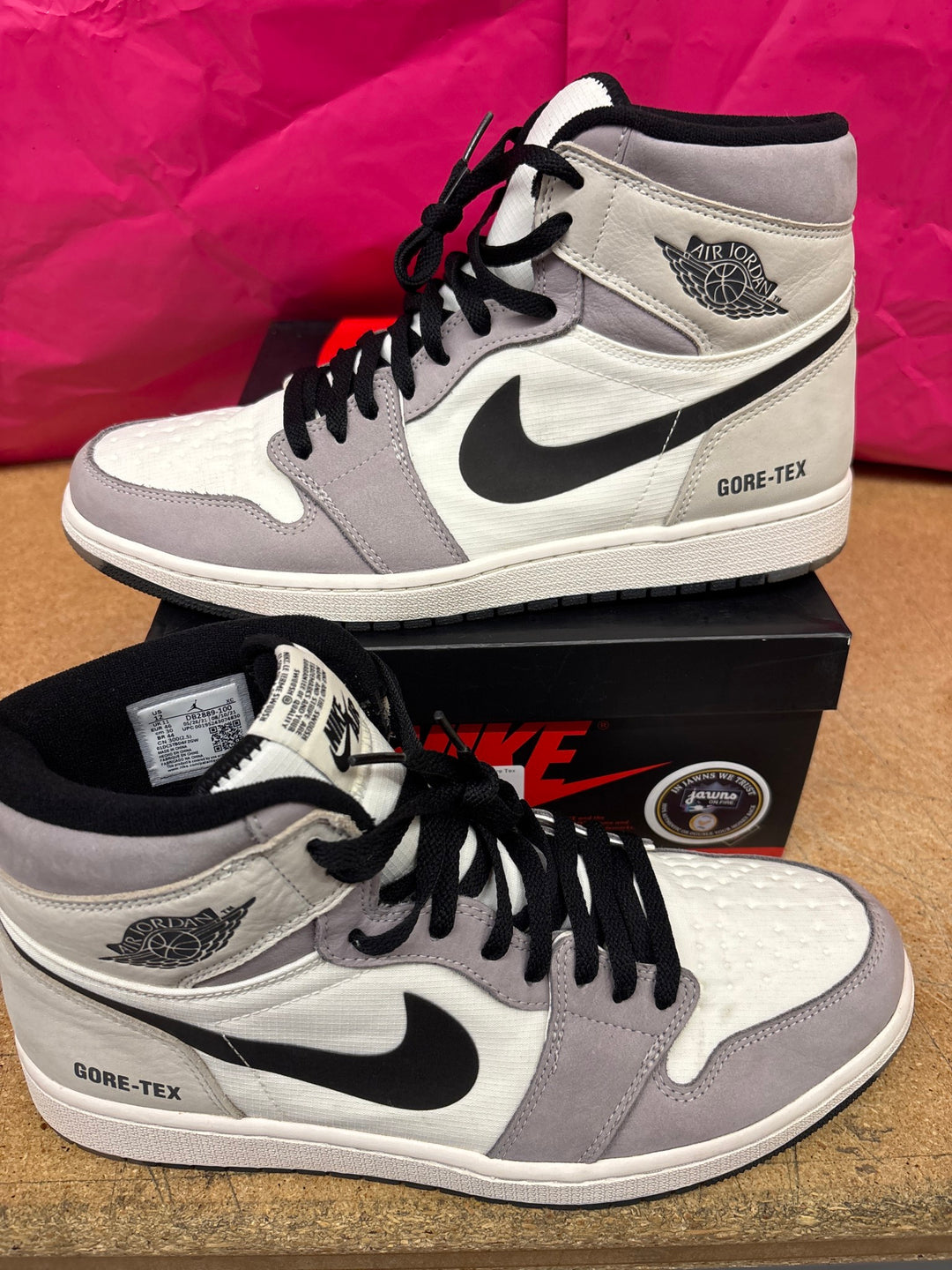 Jordan 1 High Gore Tex Grey Men 12 Used