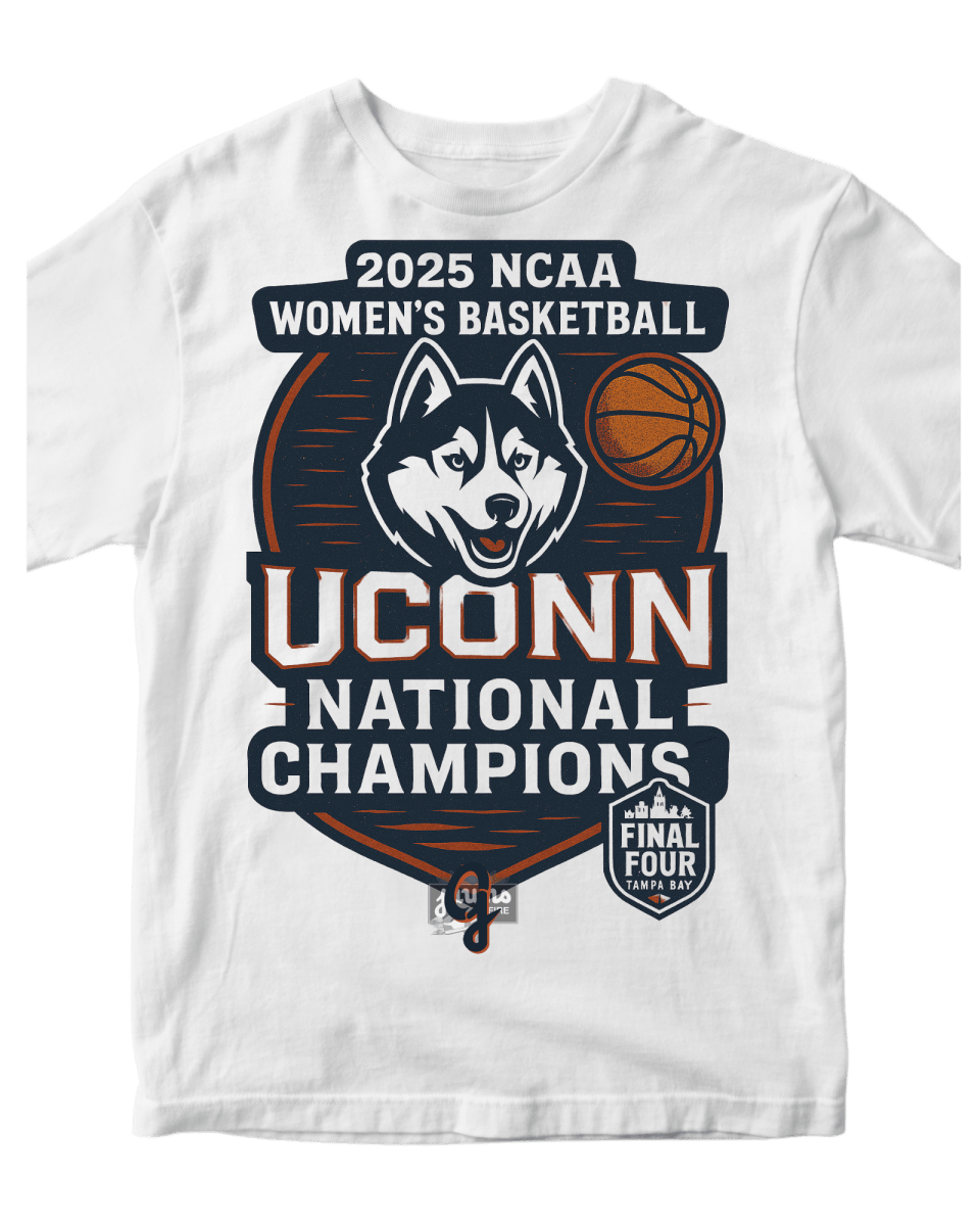 Uconn Huskies 2025 Women's Basketball National Champions - Original Jawns - White T-Shirt - T-Shirt - Jawns on Fire Sneakers & Shoes