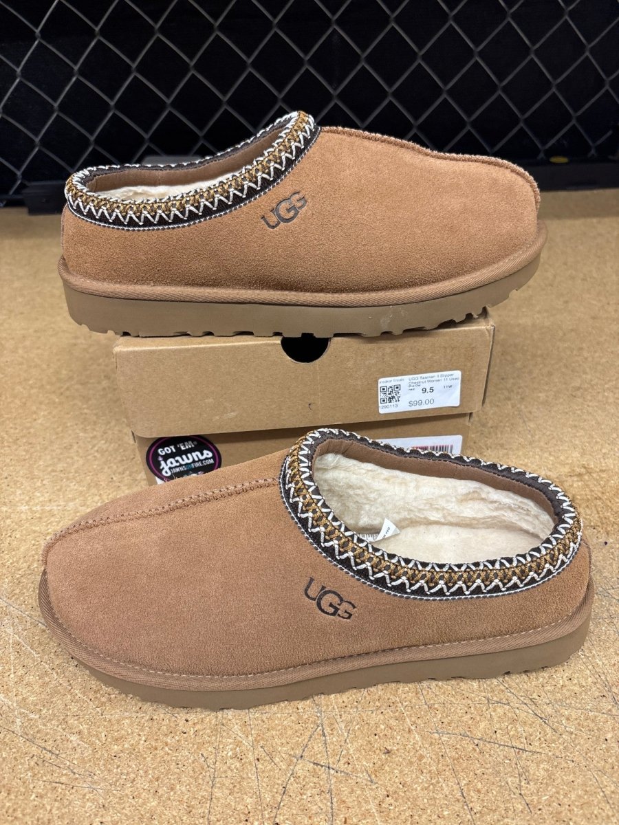UGG Tasman II Slipper Chestnut Women 11 Used - Sneakers - Jawns on Fire Sneakers &amp; Shoes