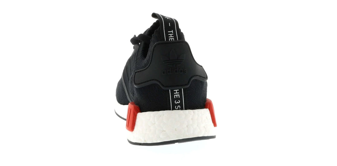 adidas NMD R1 Core Black Lush Red