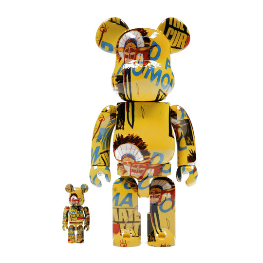 Bearbrick Andy Warhol x Jean-Michel Basquiat 
