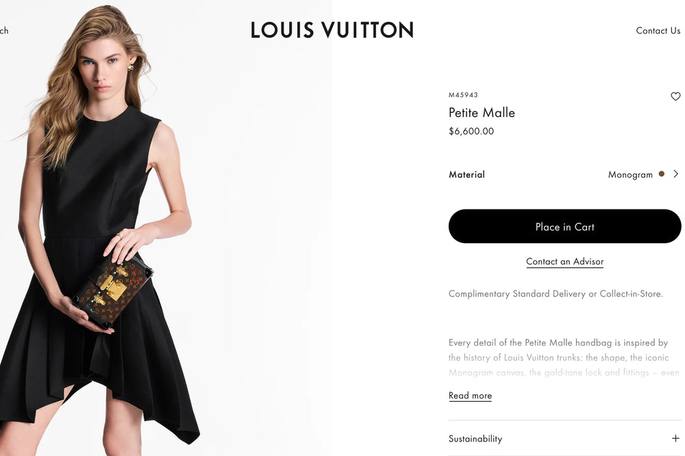 Louis Vuitton Petite Malle Capitale Monogram