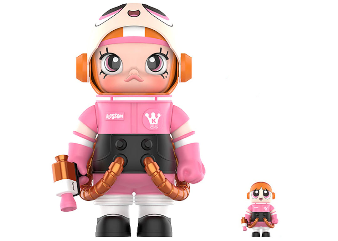 Pop Mart Space Molly The PowerPuff Girls Blossom 100% &amp; 400% Set