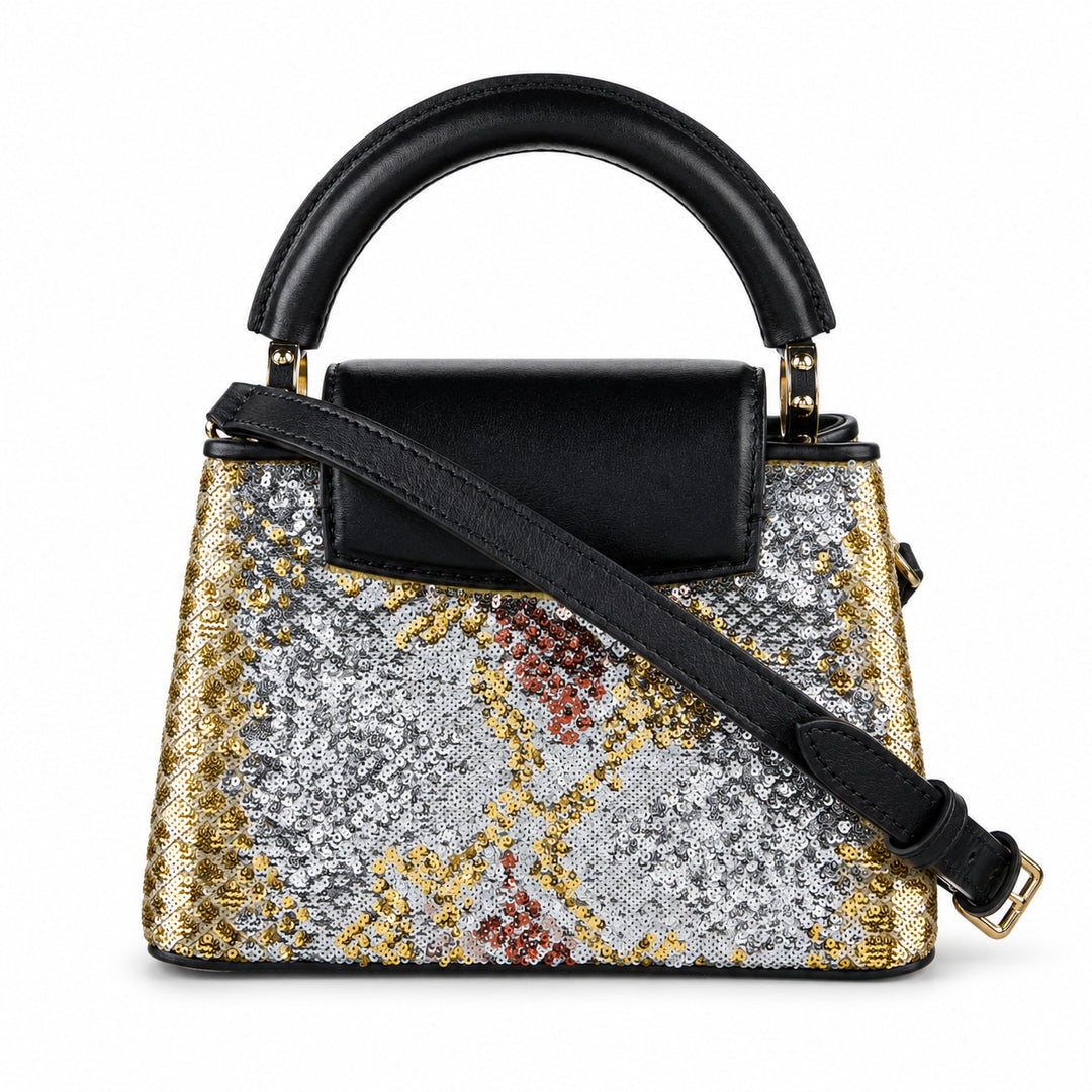 Louis Vuitton Mini Sequin Capucines Bag