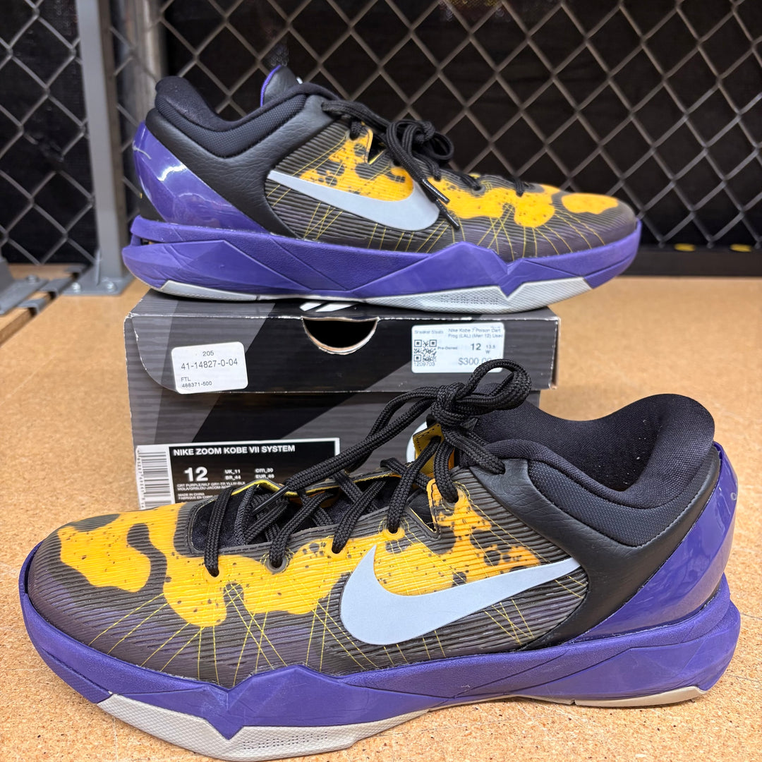 Nike Kobe 7 Poison Dart Frog (LAL) (Men 12) Used